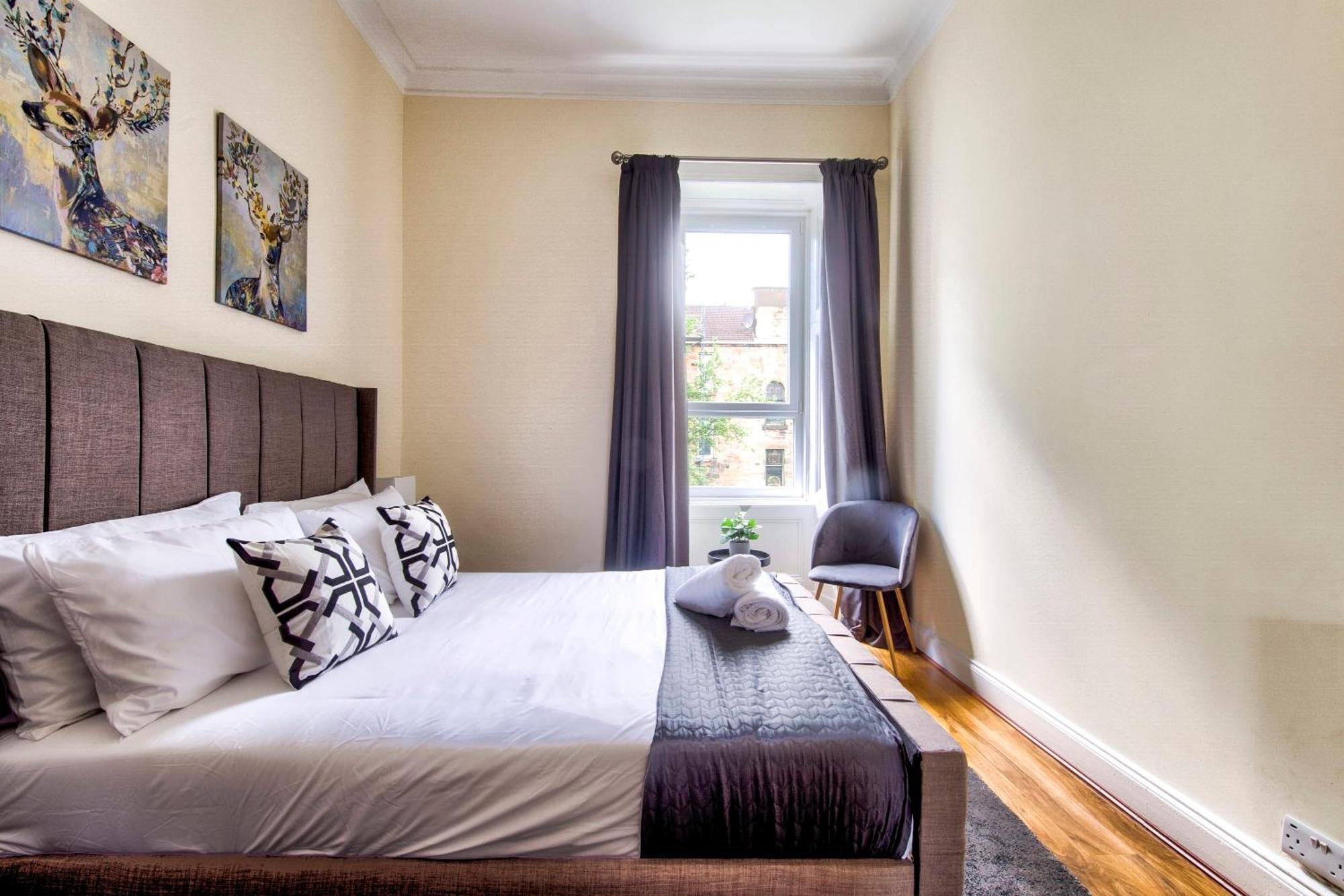 Stunning 5 Bedroom Apt, Close To City Centre, Sec, Hydro And Motorway Glasgow Ngoại thất bức ảnh